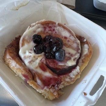 Huda - cinnamon milk bun mascarpone icing, concord grape - Sandwiches Near Me - Philadelphia, Pennsylvania