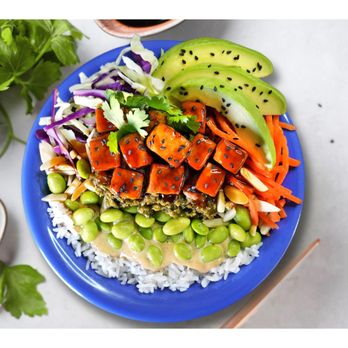Cafe Yumm! - East 13th - Spicy Teriyaki Yumm!Bowl - Soup Near Me - Eugene, Oregon