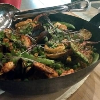 Tapagria Spanish Tapas - Paella Mariscos (clams, mussels, octopus, lobster) - Spanish Near Me - Markham, Ontario Tapagria Spanish Tapas - Paella Mariscos (clams, mussels, octopus, lobster) - Spanish Near Me - Markham, Ontario