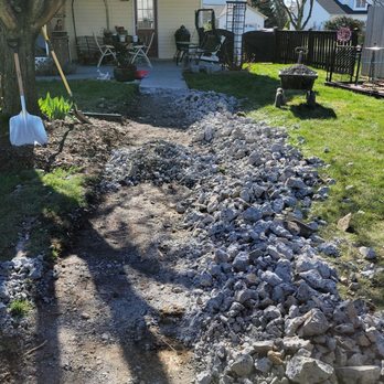 GreenEdge Landscaping - a gravel path in front of a house - Lawn Services Near Me GreenEdge Landscaping - a gravel path in front of a house - Lawn Services Near Me