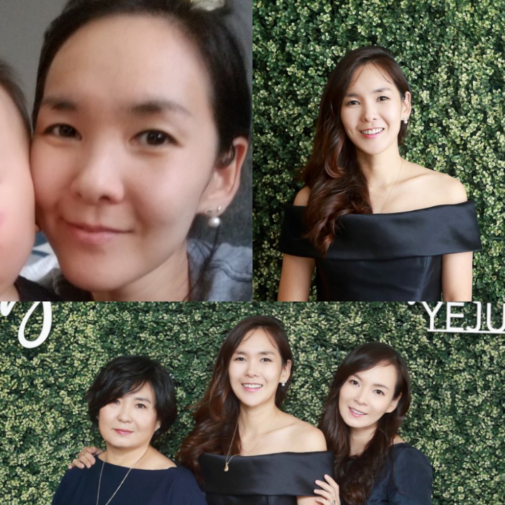 Usual me vs after hair makeup by Yuli Usual me vs after hair makeup by Yuli