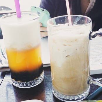 Twinkle Tea - Alhambra - Fluffy jasmine green tea with boba & sea salt roasted oolong - Coffee & Tea Near Me - Alhambra, California