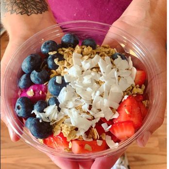 Surf Snack Shack - a person holding a bowl of fruit - Juice Bars & Smoothies Near Me - Avalon, New Jersey Surf Snack Shack - a person holding a bowl of fruit - Juice Bars & Smoothies Near Me - Avalon, New Jersey