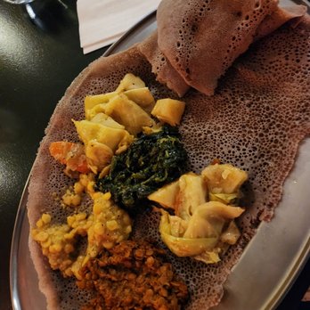 Mesob Ethiopian Restaurant - Veggie Combo - Ethiopian Near Me - Denver, Colorado Mesob Ethiopian Restaurant - Veggie Combo - Ethiopian Near Me - Denver, Colorado