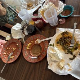 This what's left sorry it was to good we didn't take a before pick even the kids finished there food! This what's left sorry it was to good we didn't take a before pick even the kids finished there food!