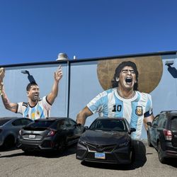 Sportspage Soccer Warehouse - Messi and maradona GOATs