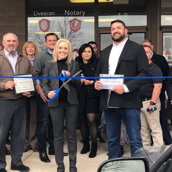 Fingerprinting Express - Reno Sparks Chamber Ribbon Cutting Fingerprinting Express new store opening at 5000 Smithridge. - Notaries Near Me - Reno, Nevada