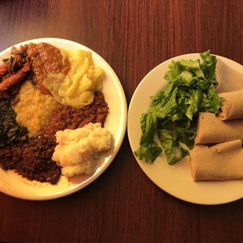 Ethiopia Restaurant - Lunch buffet plates! - Ethiopian Near Me - Berkeley, California