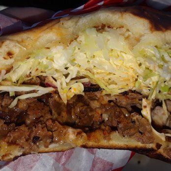 Corner Grille - Kalbi Burger is messy to eatz and it is delicious! - Korean Near Me - Van Nuys, California