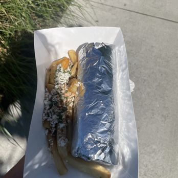 Mr. Gyros - a hot dog and french fries - Food Trucks Near Me - Redmond, Washington Mr. Gyros - a hot dog and french fries - Food Trucks Near Me - Redmond, Washington