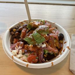 Harissa avocado bowl - LOVE it!