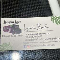 Broadway Farmers Market - Business card for lumpia's