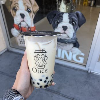 ONCE Tea - A1. Brown Sugar Boba Milk Tea - Bubble Tea Near Me - Hayward, California ONCE Tea - A1. Brown Sugar Boba Milk Tea - Bubble Tea Near Me - Hayward, California