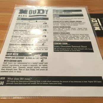 Moody Ales - Snack menu~ - Breweries Near Me - Port Moody, British Columbia