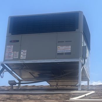 Larson Air Conditioning - First installation. You can see bent metal panel and dangling wires underneath. - Heating & Air Conditioning/HVAC Near Me - Scottsdale, Arizona Larson Air Conditioning - First installation. You can see bent metal panel and dangling wires underneath. - Heating & Air Conditioning/HVAC Near Me - Scottsdale, Arizona