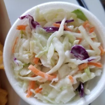 Tugboat Fish & Chips - Container of cole slaw... very good. - Fish & Chips Near Me - Lincoln, California Tugboat Fish & Chips - Container of cole slaw... very good. - Fish & Chips Near Me - Lincoln, California