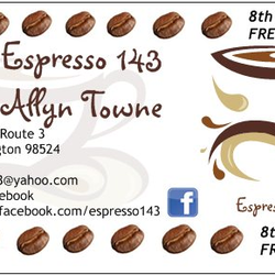 Espresso 143 - Loyalty Card...8th cup FREE