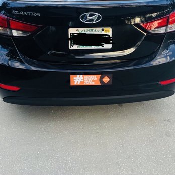 Caffeine Roasters - Free car sticker they give you which earns you 20% off your drive-thru orders. - Coffee Roasteries Near Me - Tampa, Florida