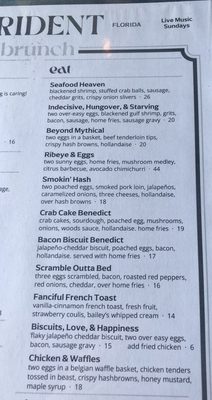 Menu photo 2 Trident Restaurant Panacea, FL Menu photo 2 Trident Restaurant Panacea, FL