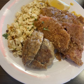 JB's German Restaurant and Bakery  - Schnitzel/meatball combo - Bakeries Near Me - Corpus Christi, Texas