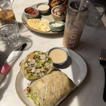 LEORA - Grilled Chicken Caesar Wrap, Frozen Coffee - Breakfast & Brunch Near Me - Beverly Hills, California LEORA - Grilled Chicken Caesar Wrap, Frozen Coffee - Breakfast & Brunch Near Me - Beverly Hills, California