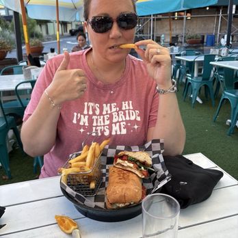 Asbury Ale House - Caprese sandwich and beautiful fiance - Sports Bars Near Me - Asbury Park, New Jersey Asbury Ale House - Caprese sandwich and beautiful fiance - Sports Bars Near Me - Asbury Park, New Jersey