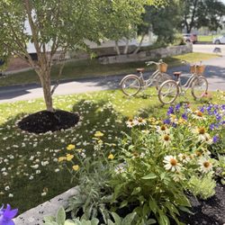 Beautiful floral landscaping