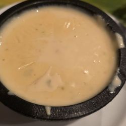 El Loro Mexican Grill - Sad orange cheese dip