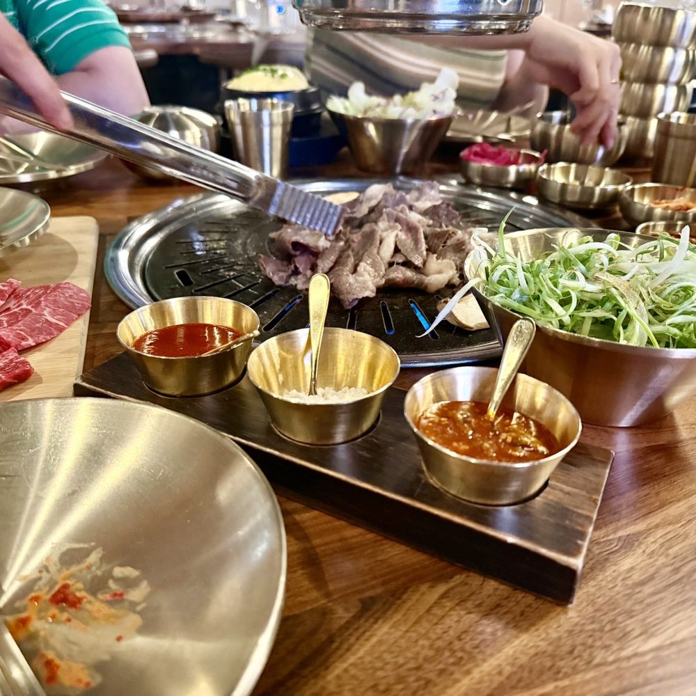 Sizzle Korean Barbeque - beef combo (server was amazing too!!) - Korean Near Me - Glendale, Arizona