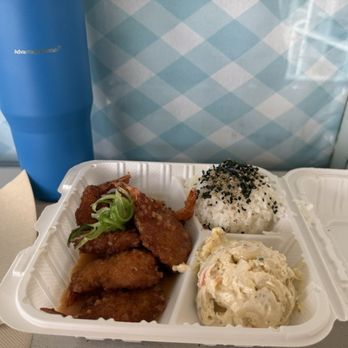 Wake Up Delicious - Coconut shrimp with Mac salad - Hawaiian Near Me - Hanalei, Hawaii