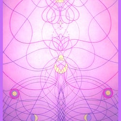 Honeycomb Healing - The lotus-light of Quan Yin enters the room through Reed's healer hands.