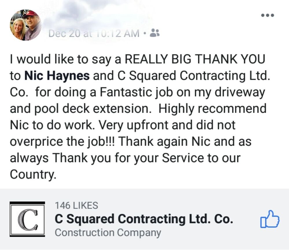 Slide of C-Squared Contracting