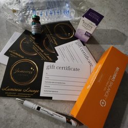 Luminess Lounge - Fillers, gift cards