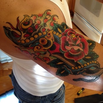 Hold Fast Studio - 5 days after, healing pretty awesome. Thank you Mark! Look forward to coming back to aee you. - Tattoo Near Me - Redwood City, California Hold Fast Studio - 5 days after, healing pretty awesome. Thank you Mark! Look forward to coming back to aee you. - Tattoo Near Me - Redwood City, California