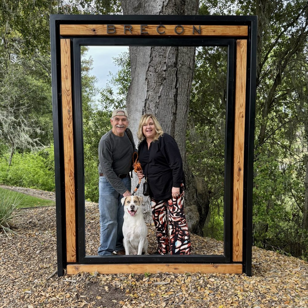 Brecon Estate  - Even Buddy had fun! - Wine Tasting Room Near Me - Paso Robles, California