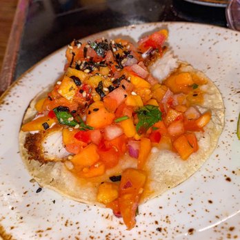 Three's Bar & Grill - Coconut Crusted Fish Taco - Asian Fusion Near Me - Kihei, Hawaii Three's Bar & Grill - Coconut Crusted Fish Taco - Asian Fusion Near Me - Kihei, Hawaii