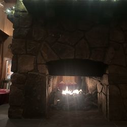 Fairview Cafe - Great 4 sided fireplace.