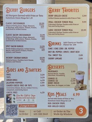 Menu photo 1 Brown Derby Drive-In Shawnee, OK Menu photo 1 Brown Derby Drive-In Shawnee, OK