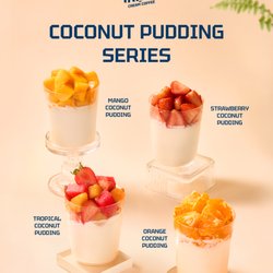 Tram Cream Coffee #1 - San Jose - Our NEW Premium Coconut Pudding Series is officially here! Now available at ALL Tram Cream Coffee locations!