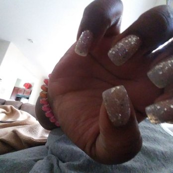 Serenity Nails - She did great clean lines did the power dip it was se nails gotten because of previous nail set but really nicely done - Nail Salons Near Me - North Las Vegas, Nevada Serenity Nails - She did great clean lines did the power dip it was se nails gotten because of previous nail set but really nicely done - Nail Salons Near Me - North Las Vegas, Nevada