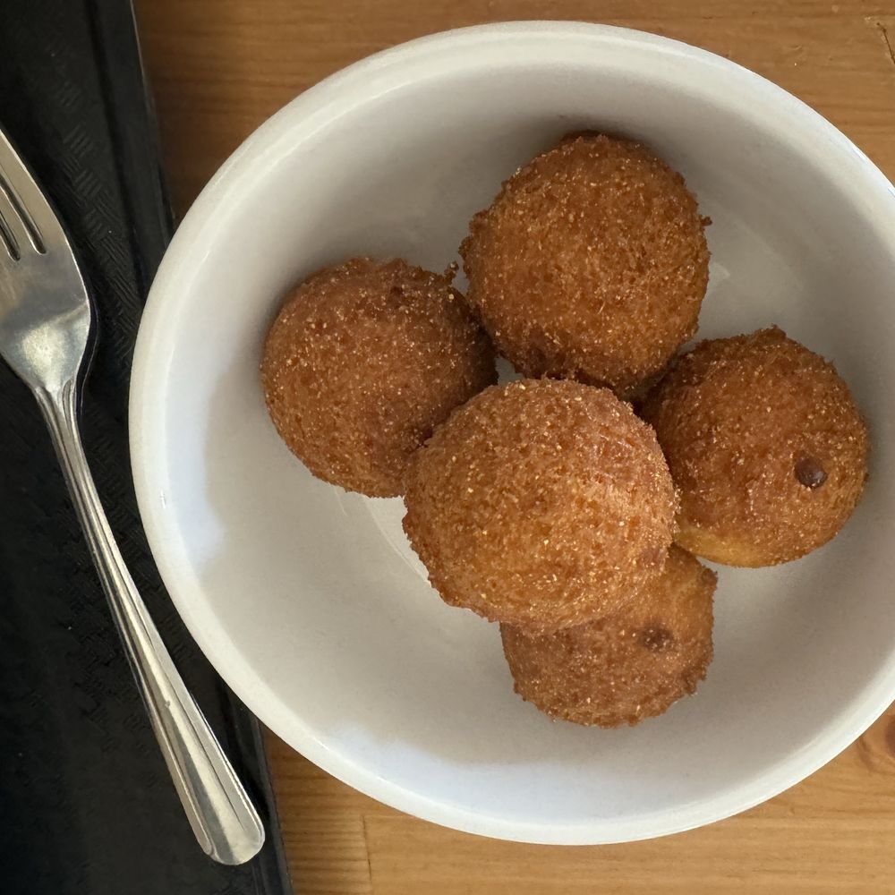 Hen & Flour - Side of hush puppies - Chicken Shop Near Me - Medford, Oregon Hen & Flour - Side of hush puppies - Chicken Shop Near Me - Medford, Oregon