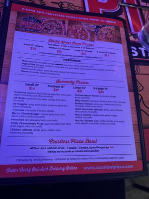 Menu photo 4 Ozark Mountain Pizza Branson, MO Menu photo 4 Ozark Mountain Pizza Branson, MO