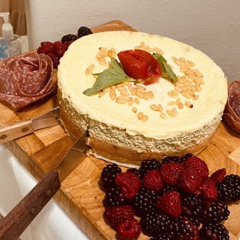 Main Street Catering - Pesto and sun-dried tomato cheesecake - Caterers Near Me - Flagstaff, Arizona Main Street Catering - Pesto and sun-dried tomato cheesecake - Caterers Near Me - Flagstaff, Arizona