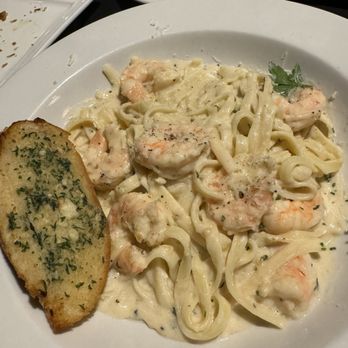 Almost Italy - Shrimp Alfredo - sauce was smooth and delicious. Not heavy. - Italian Near Me - Heflin, Alabama Almost Italy - Shrimp Alfredo - sauce was smooth and delicious. Not heavy. - Italian Near Me - Heflin, Alabama