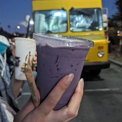 Barya Kitchen - Ube black sesame horchata