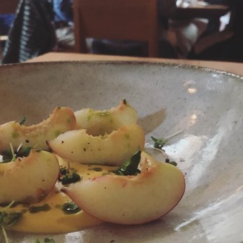 The Progress - Summer peaches - New American Near Me - San Francisco, California The Progress - Summer peaches - New American Near Me - San Francisco, California