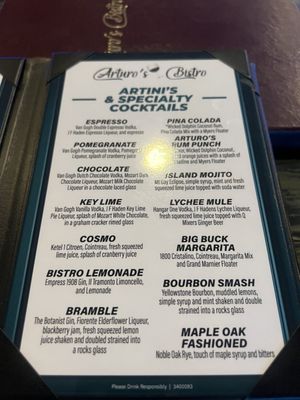 Menu photo 6 Arturos Bistro Marco Island, FL Menu photo 6 Arturos Bistro Marco Island, FL