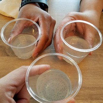 Boiling Point - Lemonade with basil seeds - Taiwanese Near Me - Tukwila, Washington