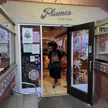 Plumes Coffee House - Front entrance - Coffee & Tea Near Me - Monterey, California Plumes Coffee House - Front entrance - Coffee & Tea Near Me - Monterey, California