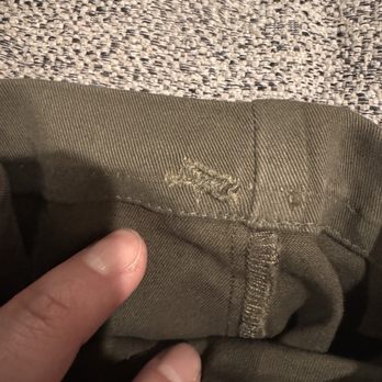MH Tailoring and Alterations - Tears in brand new chinos after pickup. - Sewing & Alterations Near Me - West Hollywood, California MH Tailoring and Alterations - Tears in brand new chinos after pickup. - Sewing & Alterations Near Me - West Hollywood, California